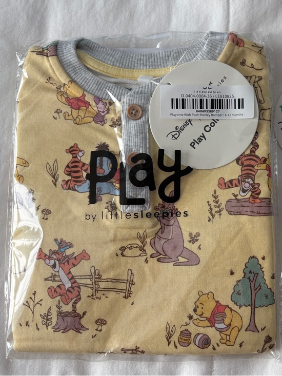 Little Sleepies Other - Little Sleepies Winnie the Pooh Playtime with Pooh Romper 6-12 Months